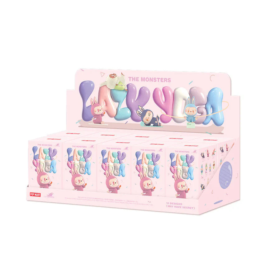 Pop Mart Labubu The Monsters Lazy Yoga Series Figures Mystery Box